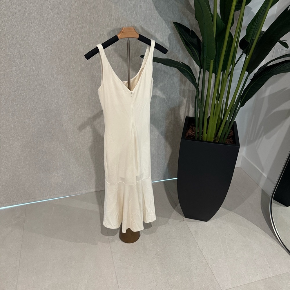 Amanda Uprichard Parker Cocktail Dress Ivory Small - Picture 9 of 11